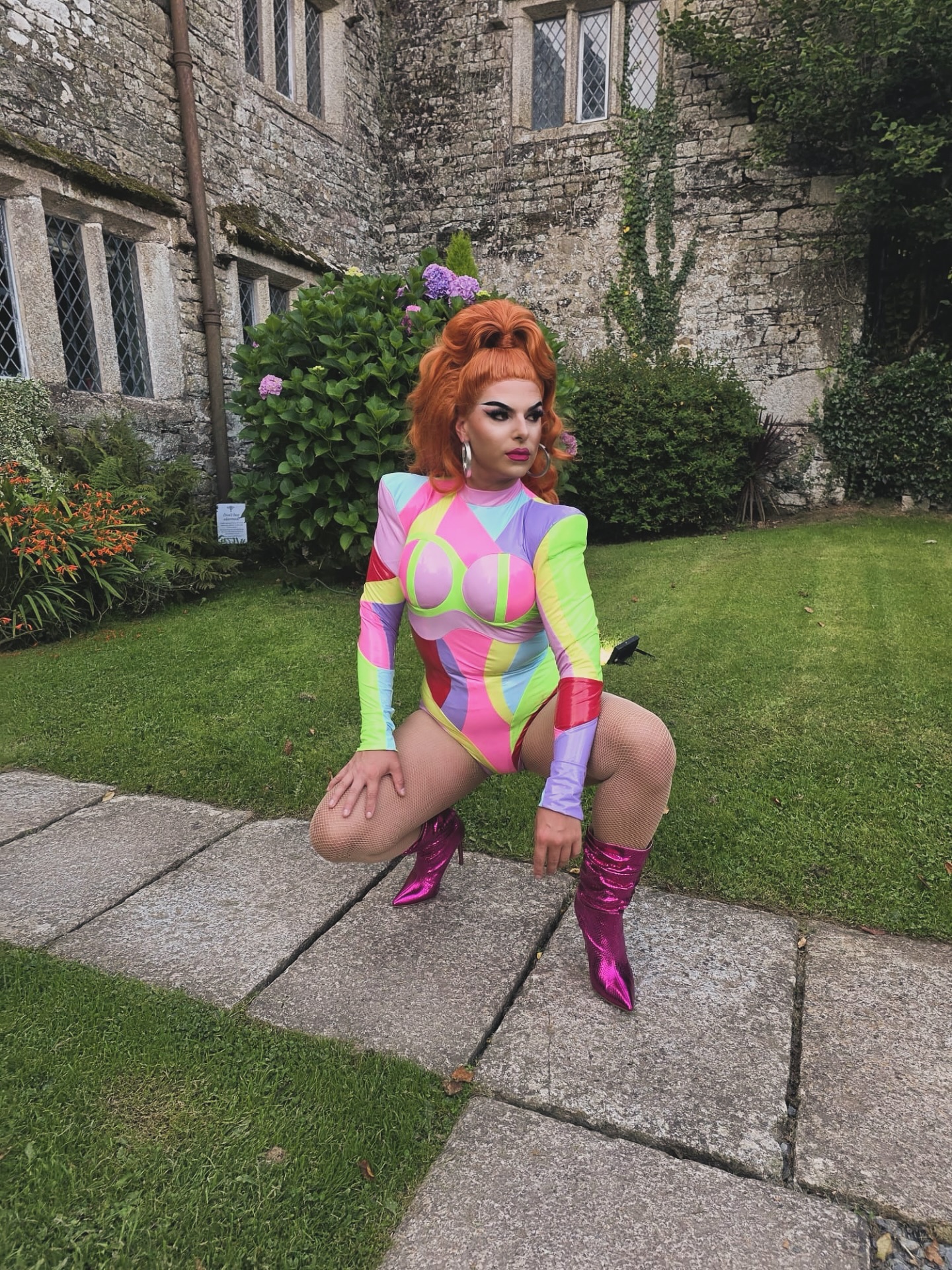 Jolene Dover outside Pengenna Manor