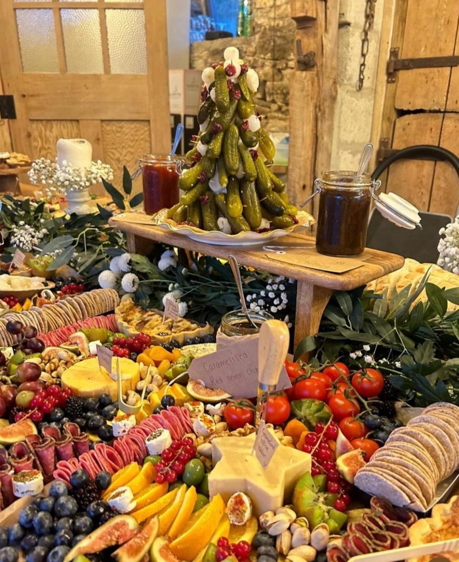 The Boujee Buffet wedding grazing table
