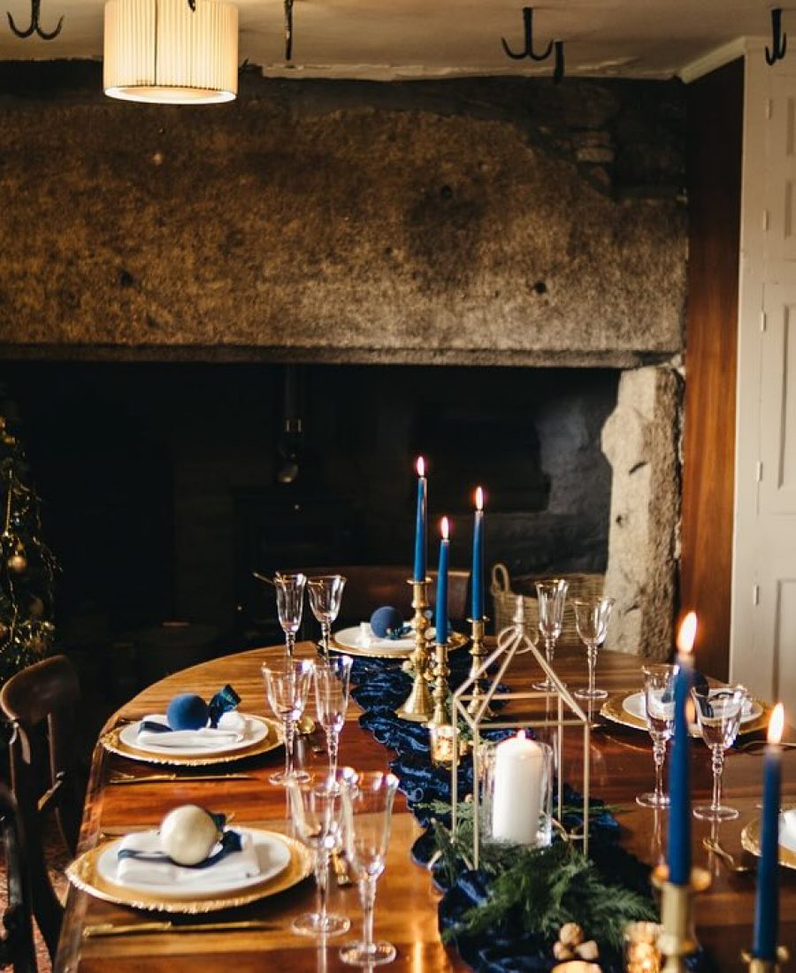 out of the ordinary dining room at christmas